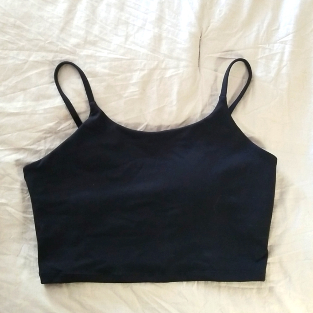 NWOT Padded sports bra/crop top